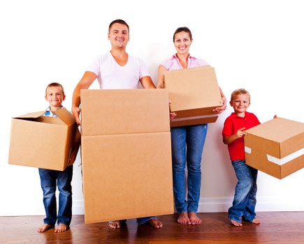 Removal team preparing a home move in Brentpark