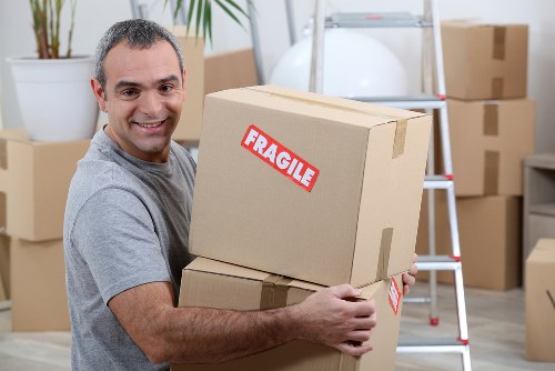 Removal team preparing a home move in Brentpark