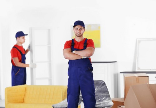 Removal team planning a local house move in Brentpark