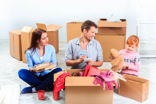 Commercial moving support for an office in Brentpark