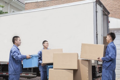 Man and van vehicle ready for a local move in Brentpark