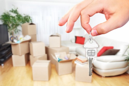 Local movers transporting items from a flat in Brentpark