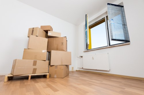Office desks and equipment arranged for a smooth move in Brentpark