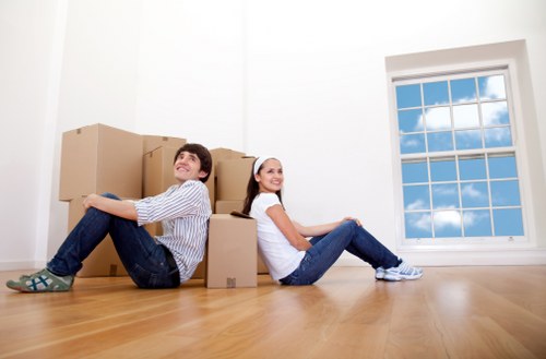 Commercial packing and unpacking service for a Brentpark office move