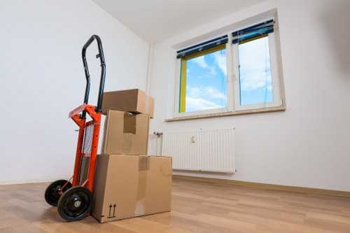 Local removals team planning a move in Brentpark