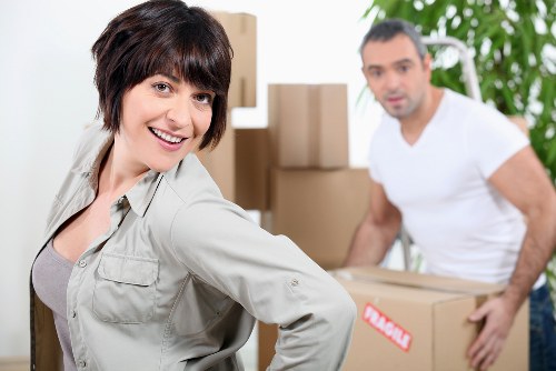 Van loading furniture for a Brentpark house or flat relocation