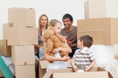 Packing and moving office equipment for a Brentpark business